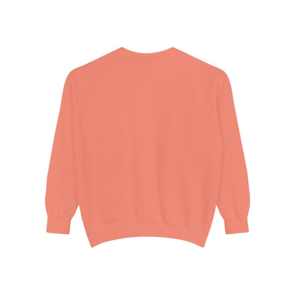 Men Garment-Dyed Printed Sweatshirt