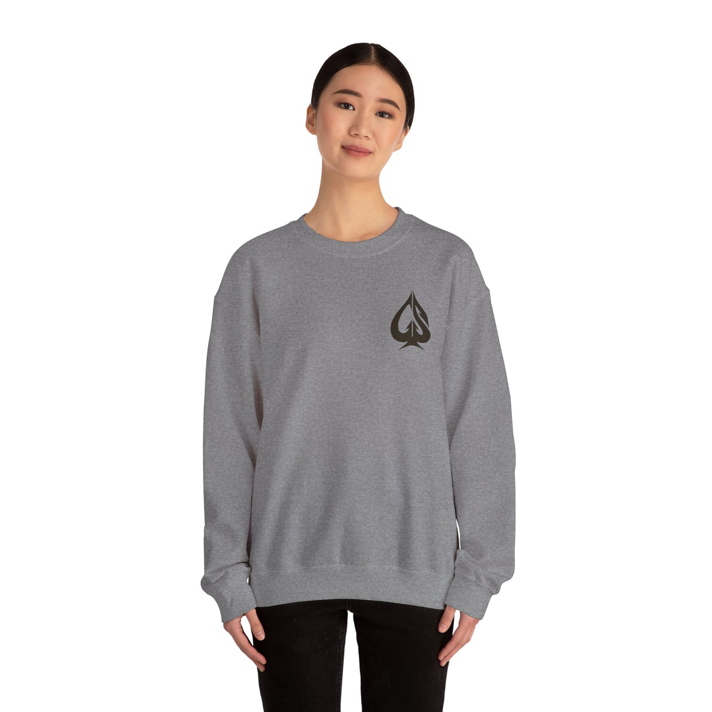 Women Heavy Blend™ Crewneck Printed Sweatshirt