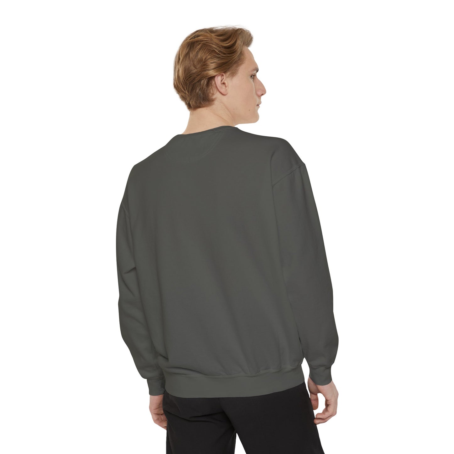 Men Garment-Dyed Printed Sweatshirt - Kennedy Conglomerate Inc 