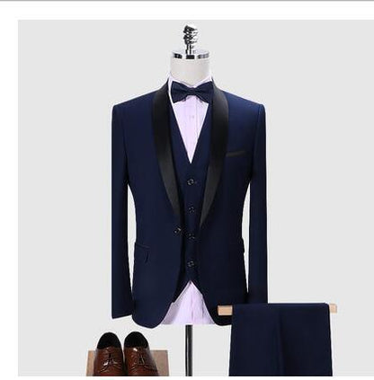Men's Suits 3Pcs Formal Casual Slim - Kennedy Conglomerate Inc 