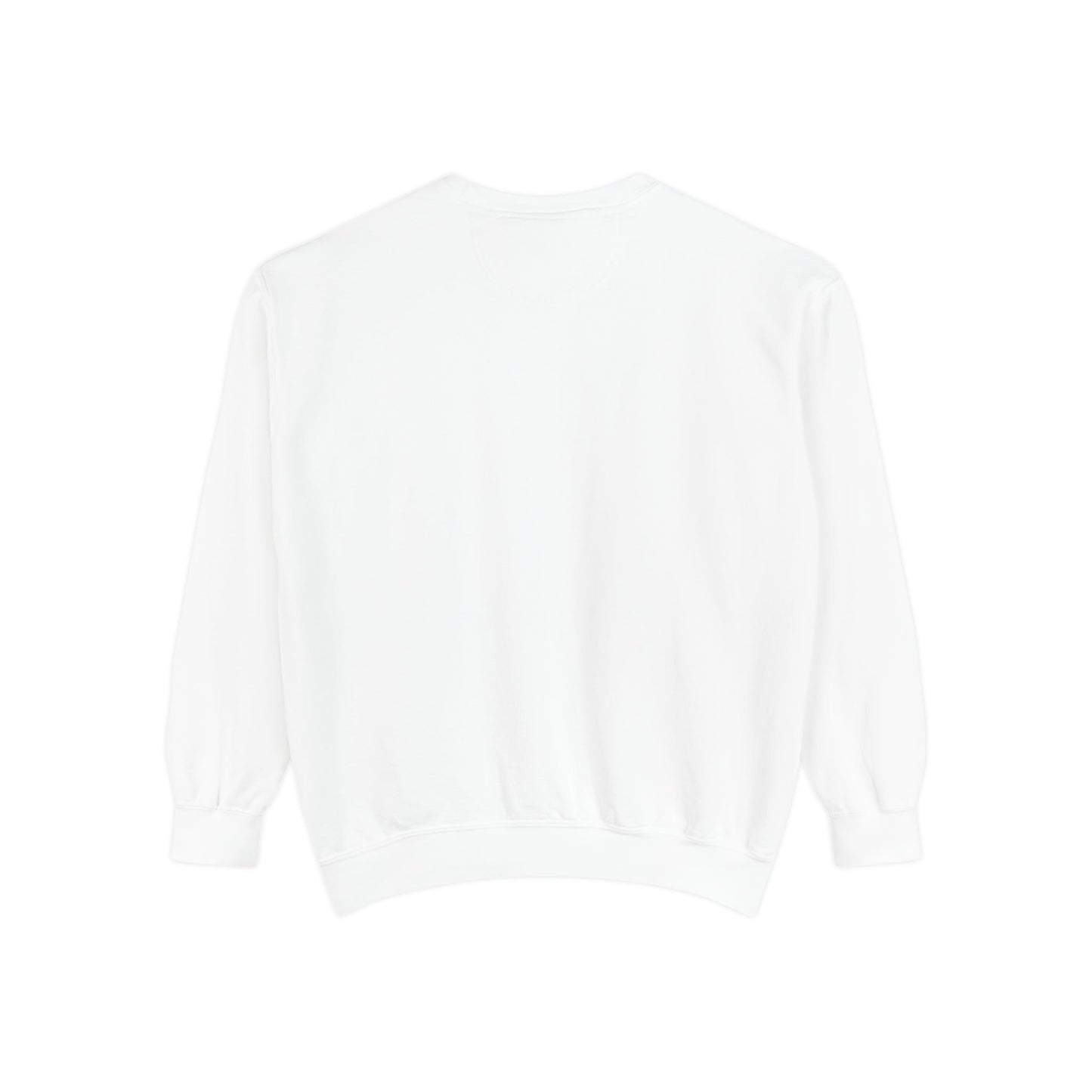 Men Garment-Dyed Printed Sweatshirt