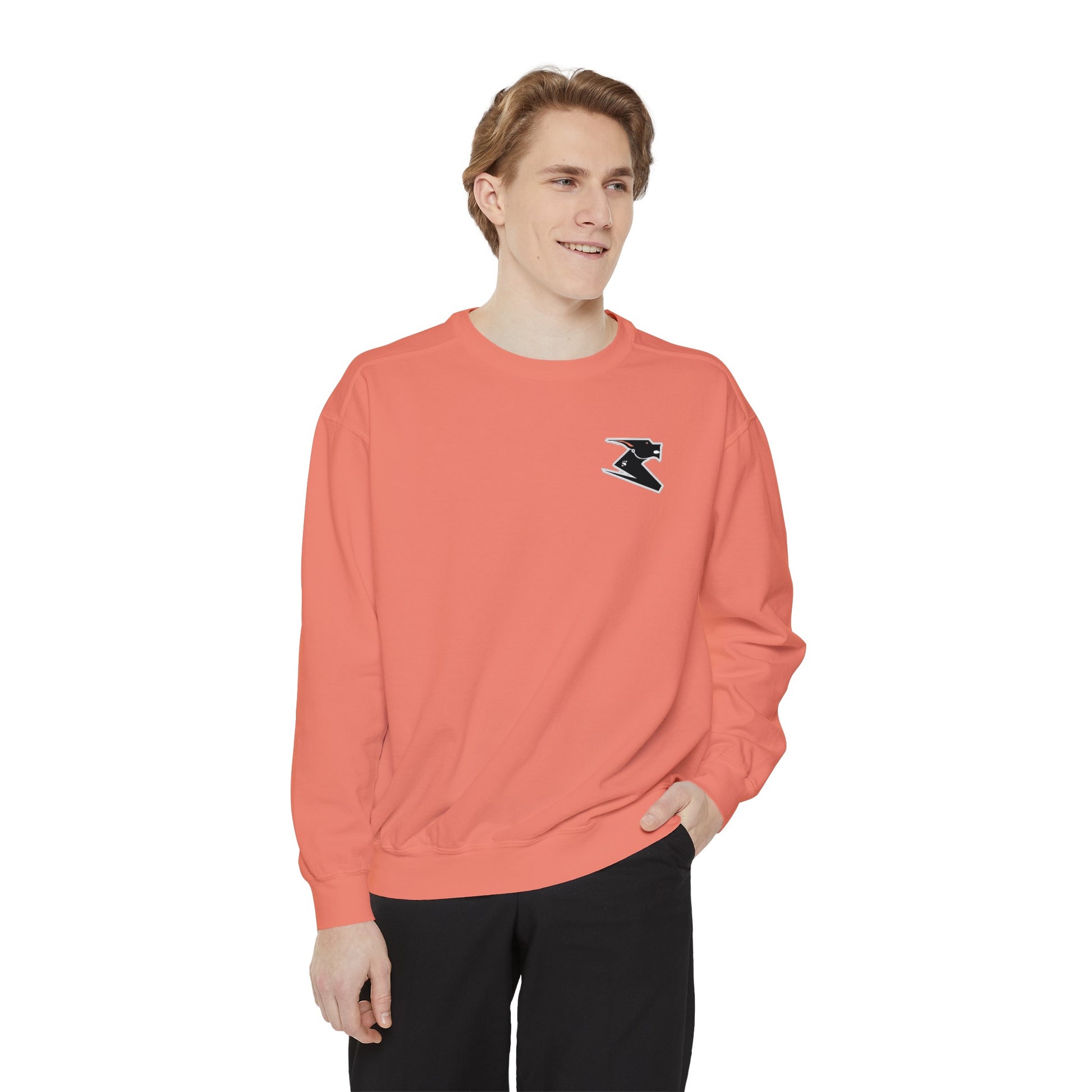 Men Garment-Dyed Printed Sweatshirt - Kennedy Conglomerate Inc 