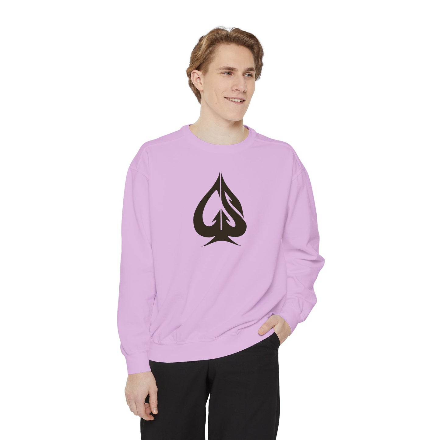 Men Garment-Dyed Sweatshirt