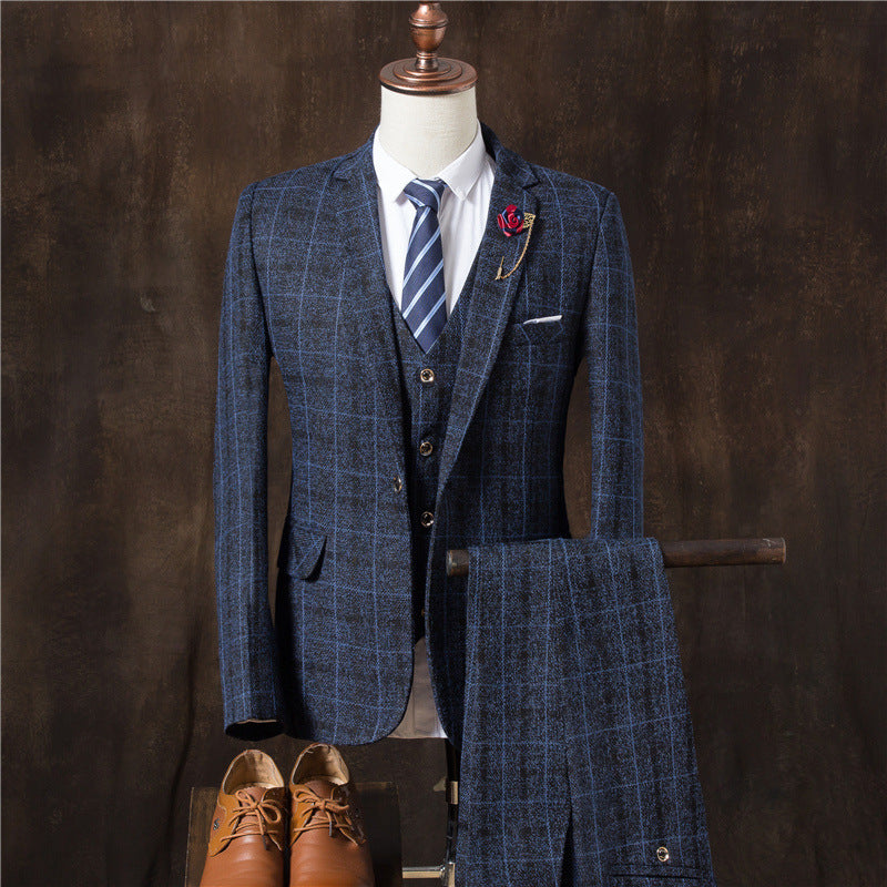 Men 3 Pieces Suit Set Men Wedding Suits - Kennedy Conglomerate Inc 