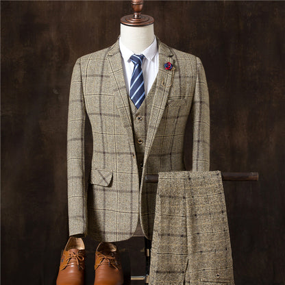 Men 3 Pieces Suit Set Men Wedding Suits - Kennedy Conglomerate Inc 