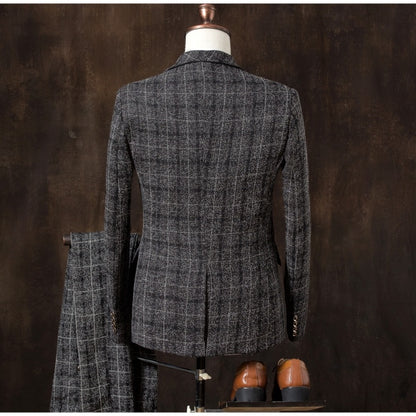 Men 3 Pieces Suit Set Men Wedding Suits - Kennedy Conglomerate Inc 