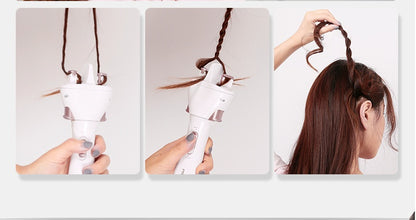 Fast 360-degree bidirectional rotation automatic hair styler - Kennedy Conglomerate Inc 