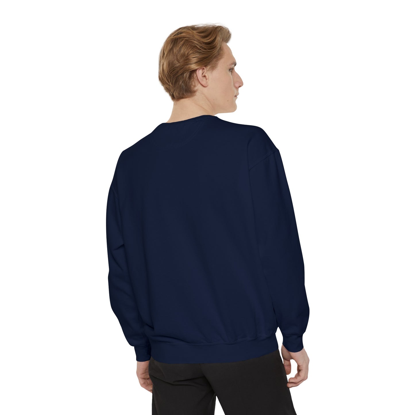 Men Garment-Dyed Printed Sweatshirt - Kennedy Conglomerate Inc 