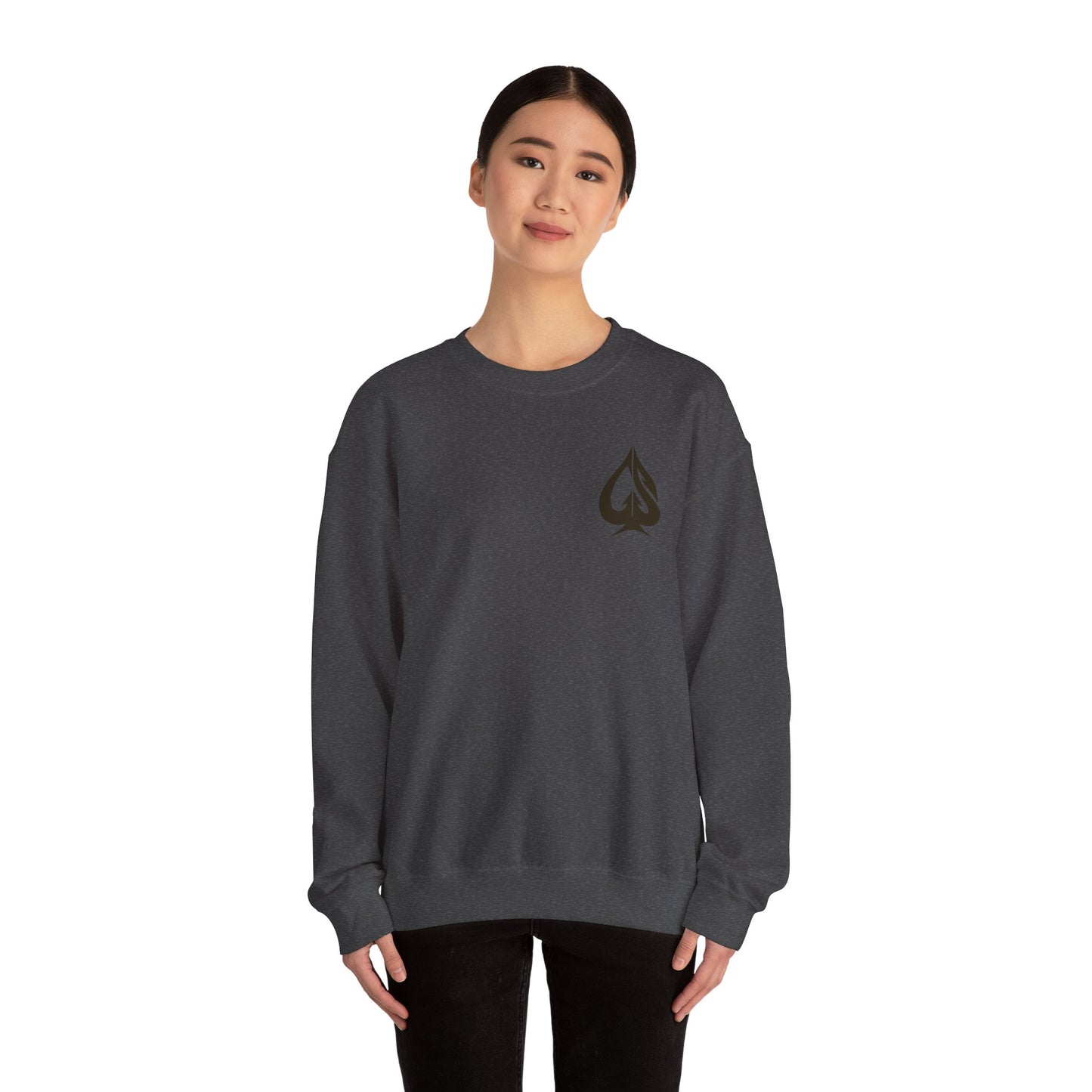 Women Heavy Blend™ Crewneck Printed Sweatshirt
