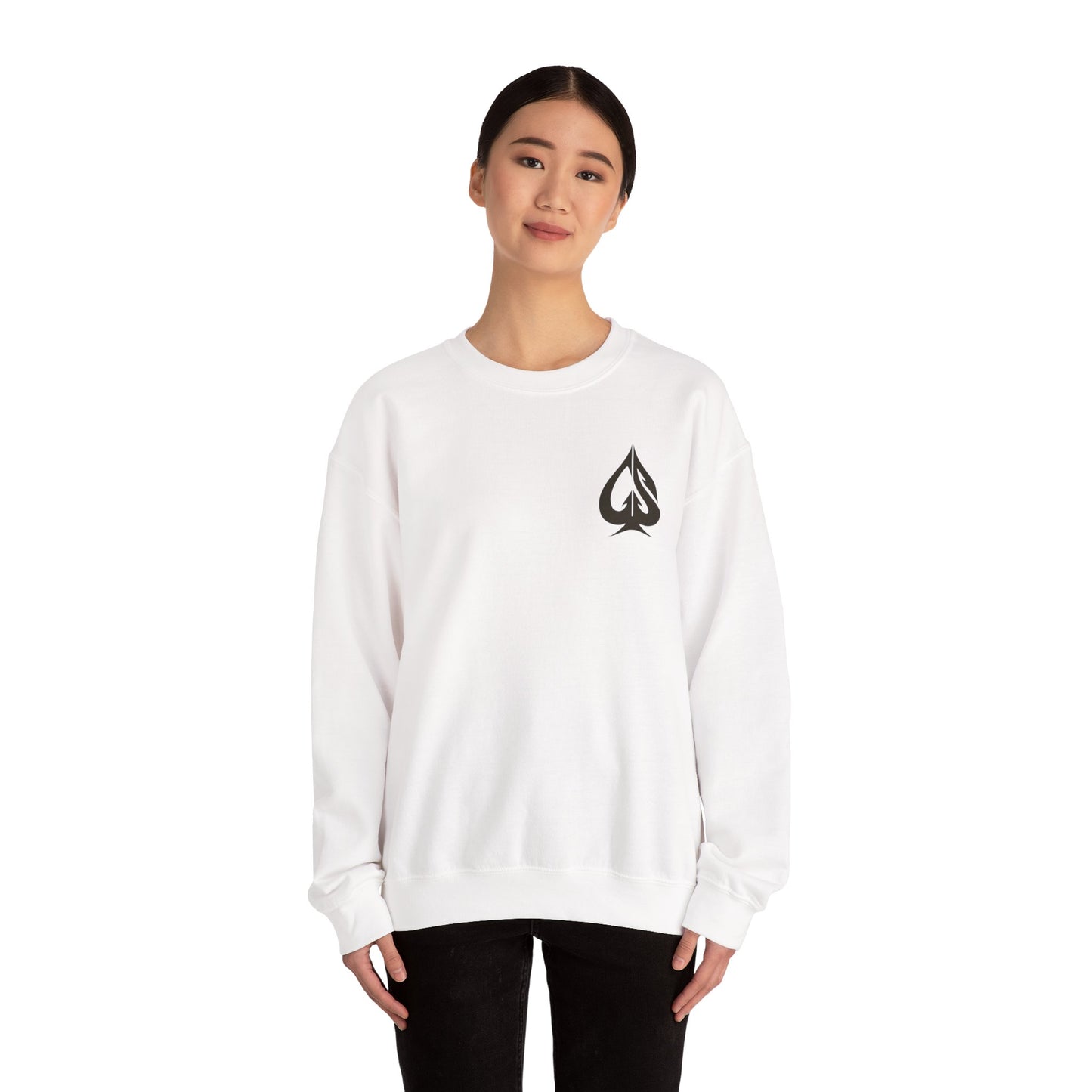 Women Heavy Blend™ Crewneck Printed Sweatshirt