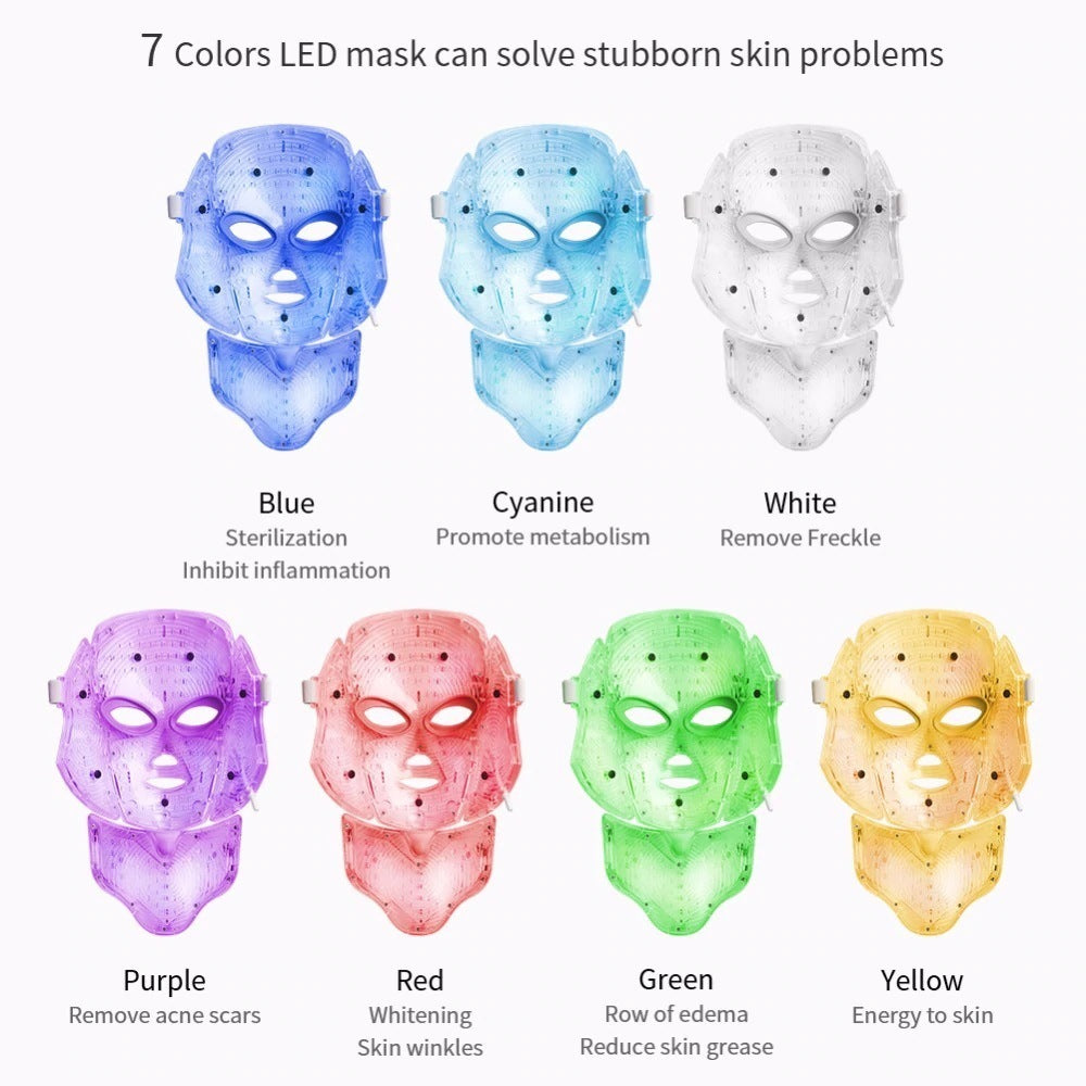 LED Photon Rejuvenation Beauty Mask - Kennedy Conglomerate Inc 