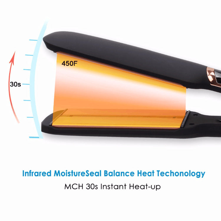 LED digital display Infrared hair straightener - Kennedy Conglomerate Inc 