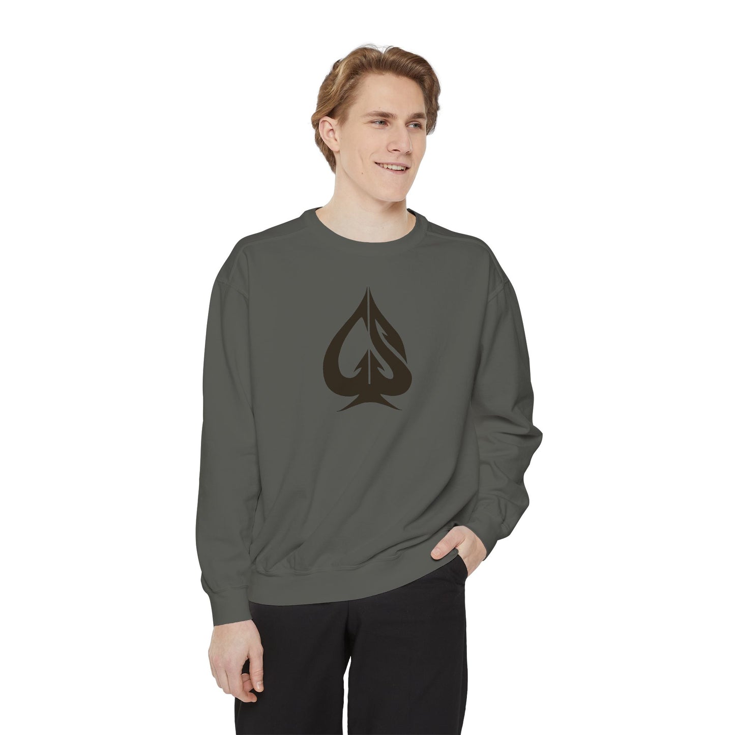 Men Garment-Dyed Sweatshirt