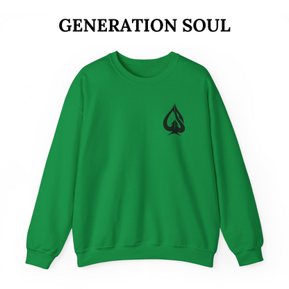Women Heavy Blend™ Crewneck Printed Sweatshirt