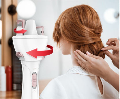 Fast 360-degree bidirectional rotation automatic hair styler - Kennedy Conglomerate Inc 