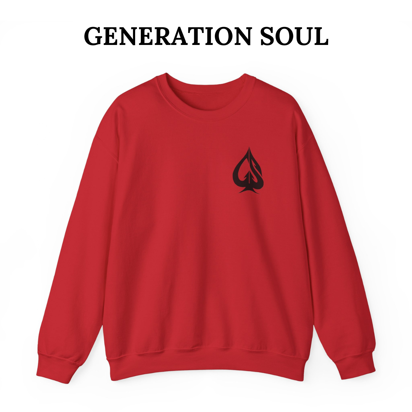 Women Heavy Blend™ Crewneck Printed Sweatshirt