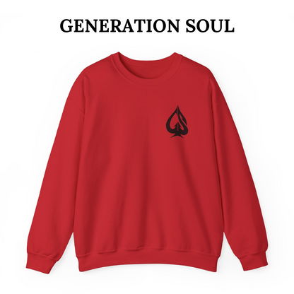 Women Heavy Blend™ Crewneck Printed Sweatshirt