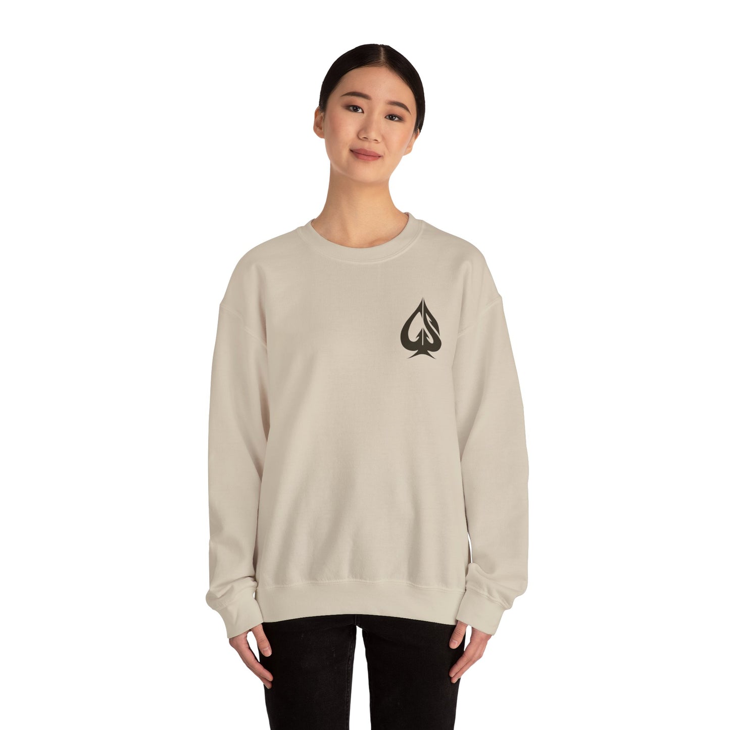Women Heavy Blend™ Crewneck Printed Sweatshirt
