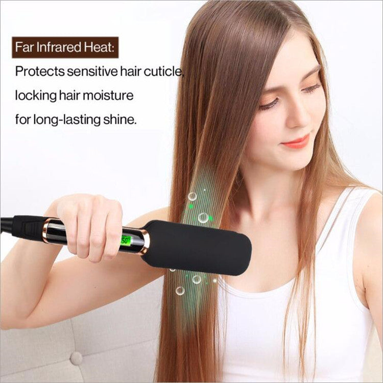 LED digital display Infrared hair straightener - Kennedy Conglomerate Inc 