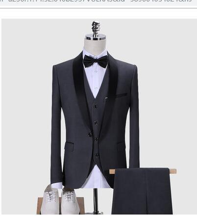 Men's Suits 3Pcs Formal Casual Slim - Kennedy Conglomerate Inc 