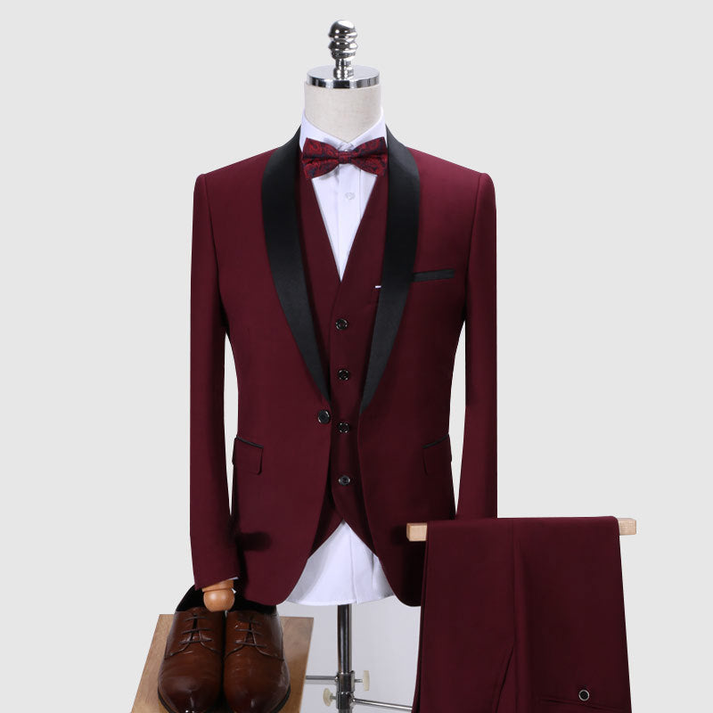 Men's Suits 3Pcs Formal Casual Slim - Kennedy Conglomerate Inc 