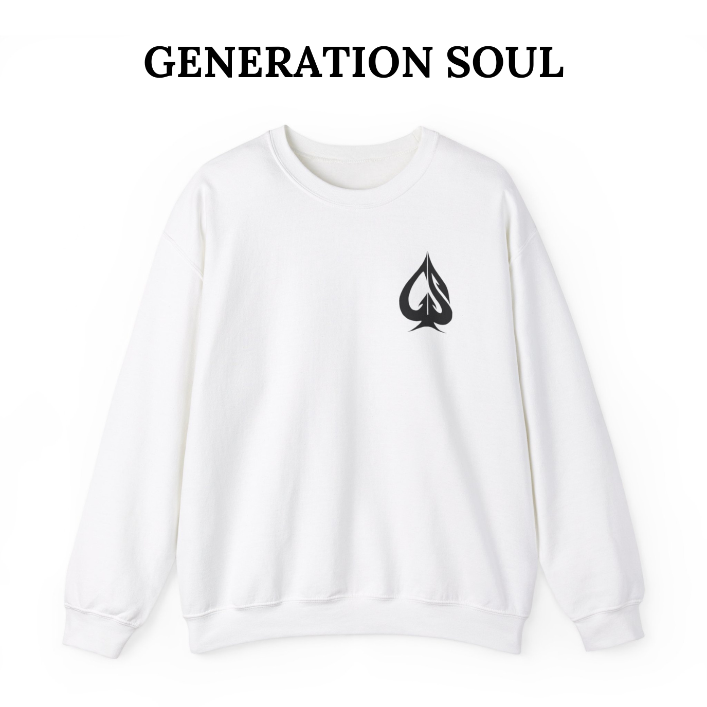Women Heavy Blend™ Crewneck Printed Sweatshirt