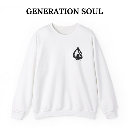 Women Heavy Blend™ Crewneck Printed Sweatshirt