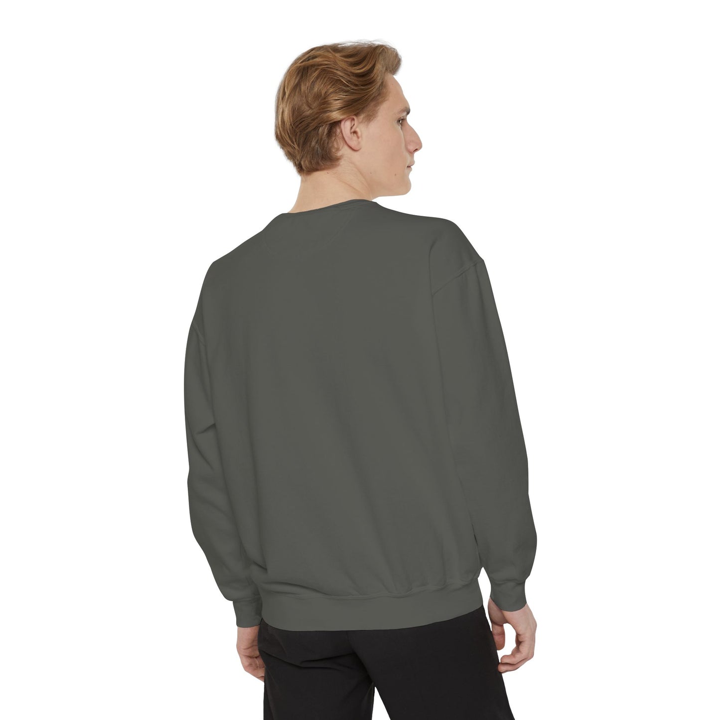 Men Garment-Dyed Sweatshirt