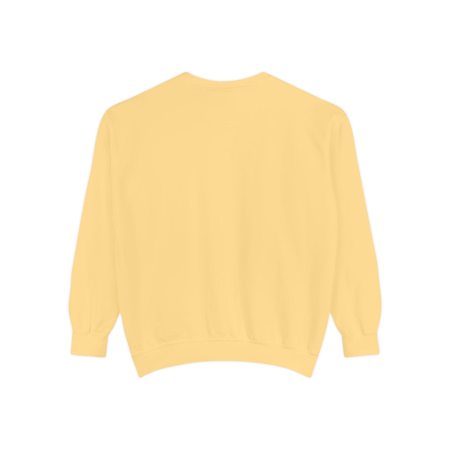 Men Garment-Dyed Printed Sweatshirt