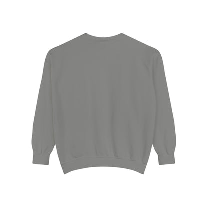 Men Garment-Dyed Printed Sweatshirt