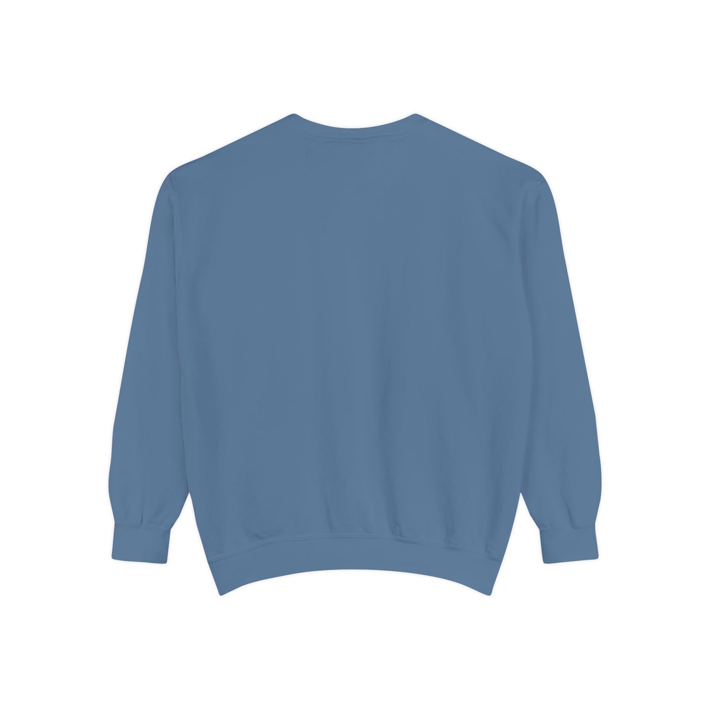 Men Garment-Dyed Printed Sweatshirt