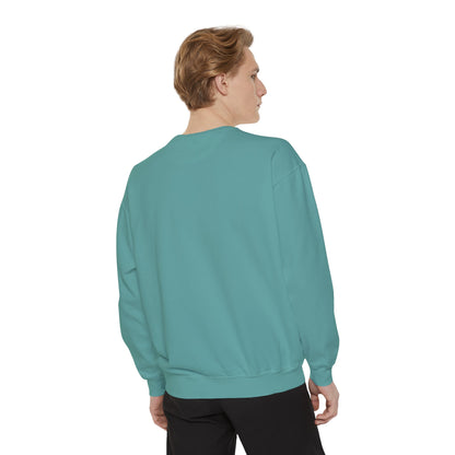 Men Garment-Dyed Printed Sweatshirt - Kennedy Conglomerate Inc 
