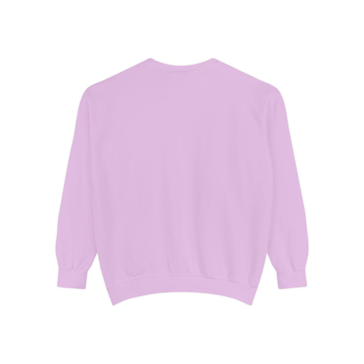 Men Garment-Dyed Printed Sweatshirt
