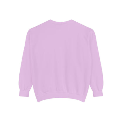 Men Garment-Dyed Printed Sweatshirt